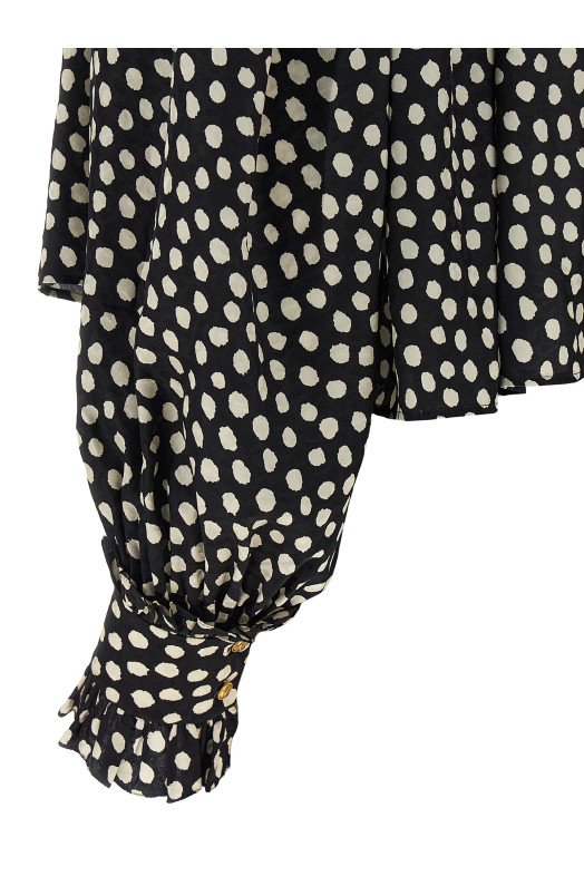 Макси-топ с бретелями Черно-серый CHLOÉ CH26SHT90300915