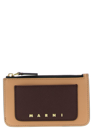 Saffiano leather cardholder Multicolor