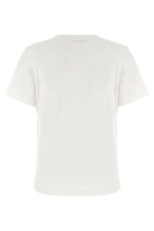Flocked logo T-shirt White
