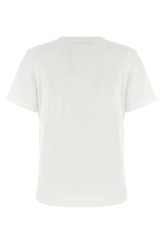 Flocked logo T-shirt White