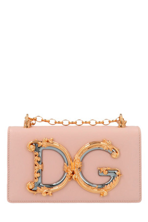 'DG Girl' mini crossbody bag  Pink
