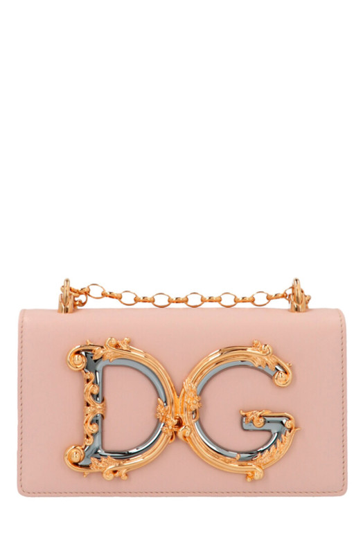 'DG Girl' mini crossbody bag  Pink