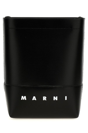 Logo shoulder strap Black