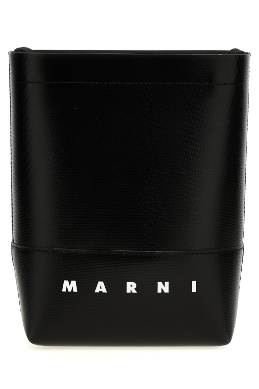 Logo shoulder strap Black