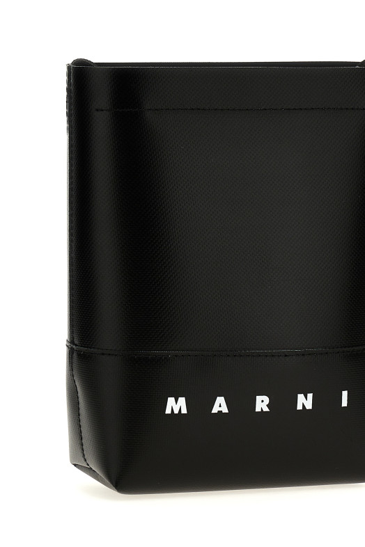 Logo shoulder strap Black