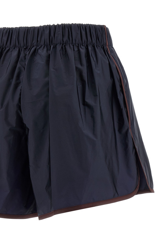 Шорты из нейлона Синие PRADA 22H941SOOO1WQ9F04WW