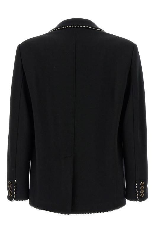 Однобортный блейзер Valentino Garavini Черный VALENTINO GARAVANI V3CEG76AWB0NO