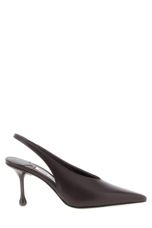 'Isa' slingback Bordeaux