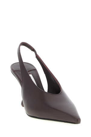 'Isa' slingback Bordeaux