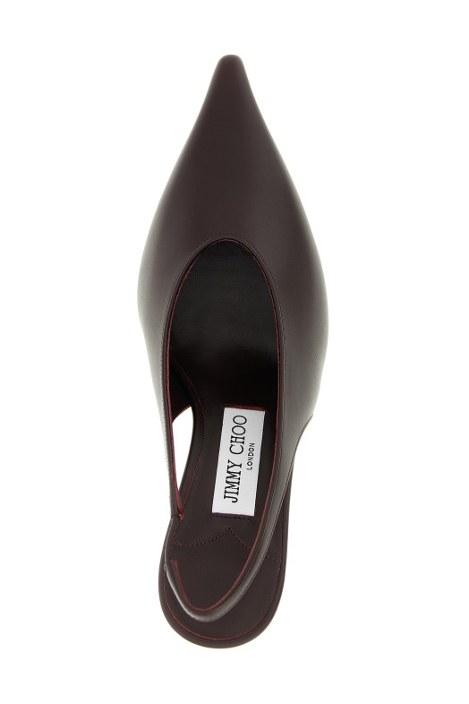 'Isa' slingback Bordeaux