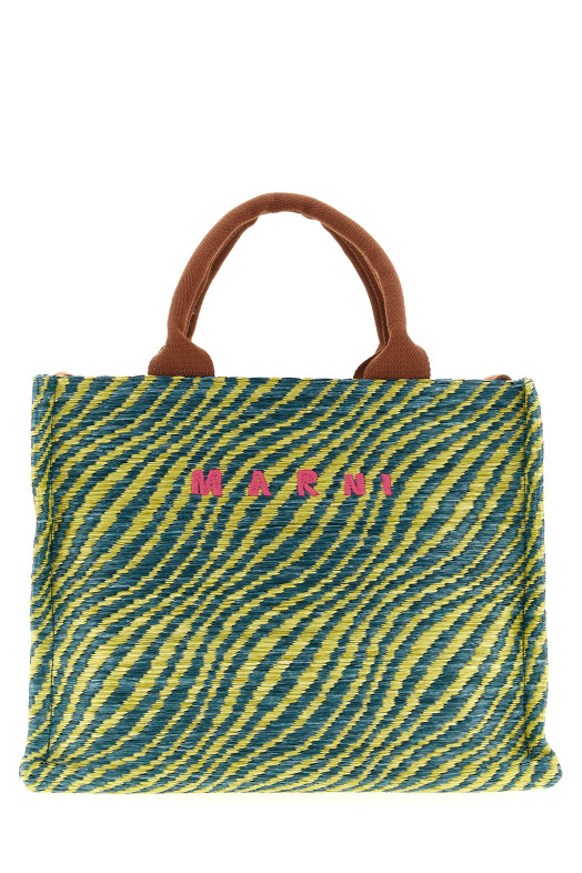 Сумка из рафии Multicolor MARNI SHMP0077U7P984100V44