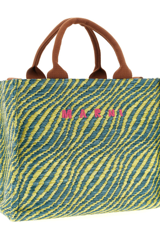 Сумка из рафии Multicolor MARNI SHMP0077U7P984100V44