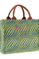 Сумка из рафии Multicolor MARNI SHMP0077U7P984100V44