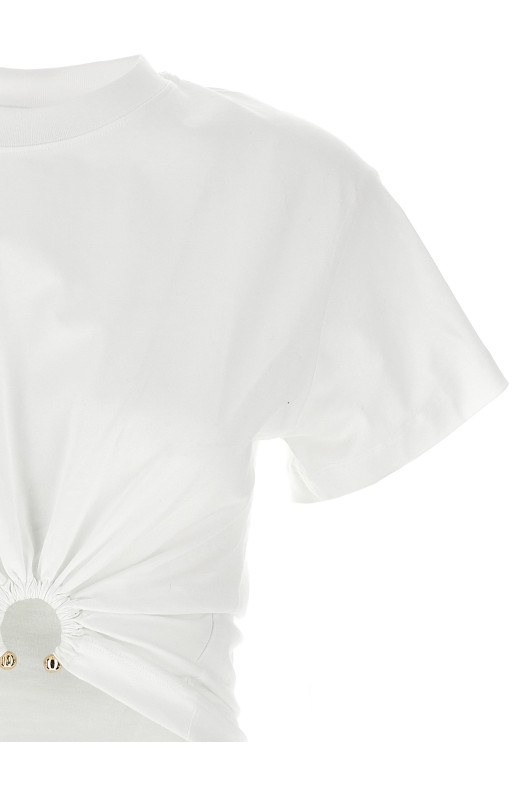 Пирсинг футболка белая PACO RABANNE 23AJTO539CO0485P109