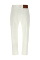 Джинсы с высокой талией Белые VICTORIA BECKHAM 1126DJE007018BWASHEDWHITE