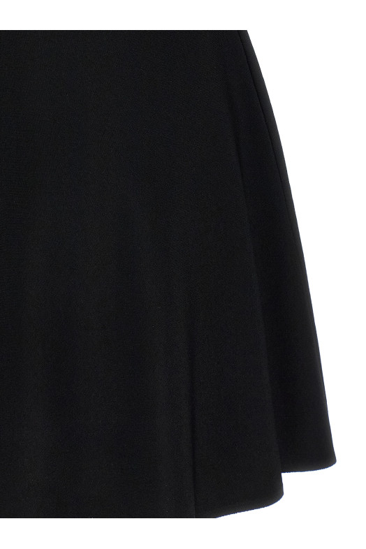 Платье с бантиком Valentino Garavani Черное B3KD14TA2P0NA