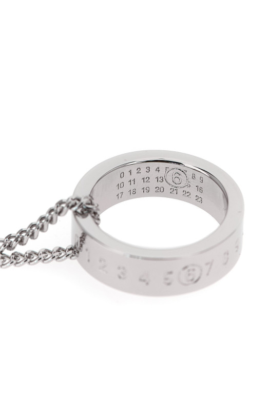 'Numeric Signature MM6' necklace Silver