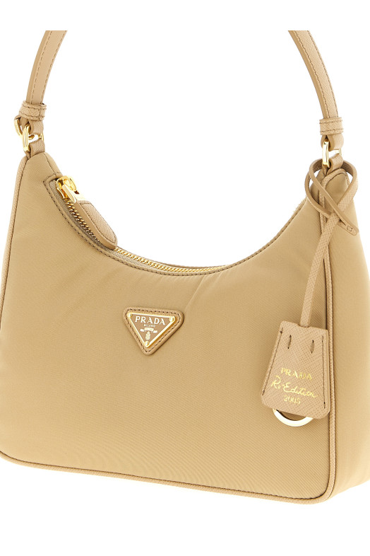 'Prada Re-Edition 2005' shoulder bag Beige