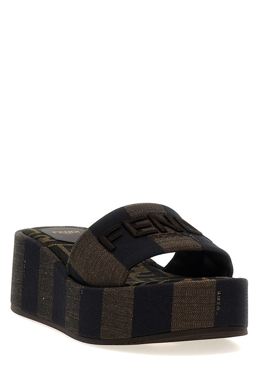 Сандалии «Fendi Sunshine» Коричневые 8R8515AORHF1P95