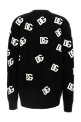 Жаккардовый кардиган с логотипом Черно-серый DOLCE & GABBANA FXJ36TJCVYWN0004