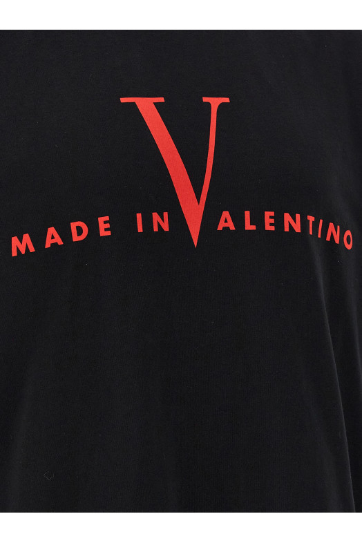 Valentino Garavani «Made In Valentino» футболка, черная V3MG16PBAQ0NR