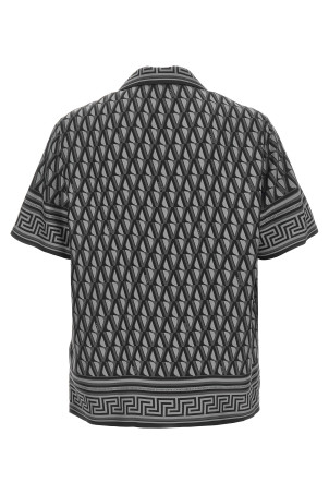 'V Greca' shirt Gray