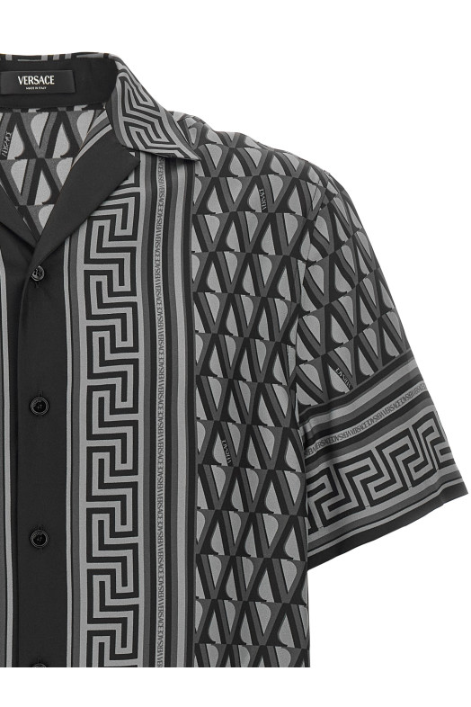 Рубашка «V Greca» Серая 10227401A167855E720