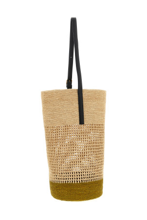 'Billie' large bucket bag Beige