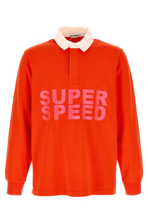 'Super Speed' polo shirt Red