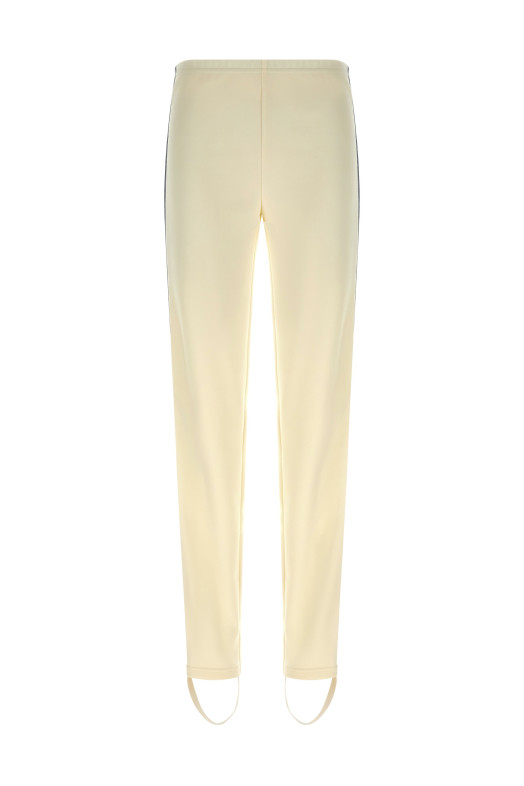 Джоггеры с боковыми полосками Белые PRADA 132416SOOO18VXF0304