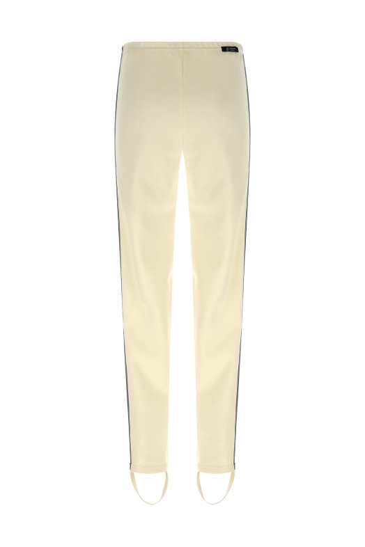 Джоггеры с боковыми полосками Белые PRADA 132416SOOO18VXF0304