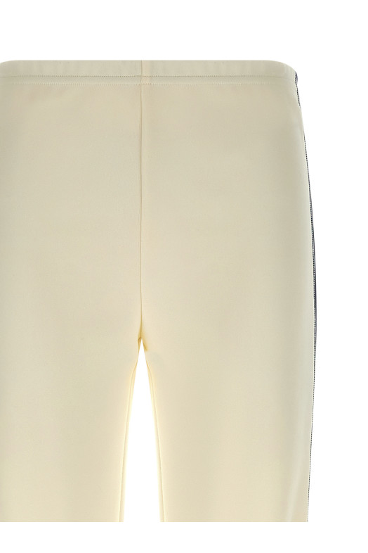 Джоггеры с боковыми полосками Белые PRADA 132416SOOO18VXF0304