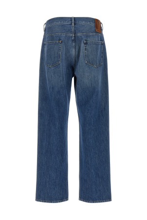 Джинсы Valentino Garavani с пятью карманами Синие V3DE05EB6M558