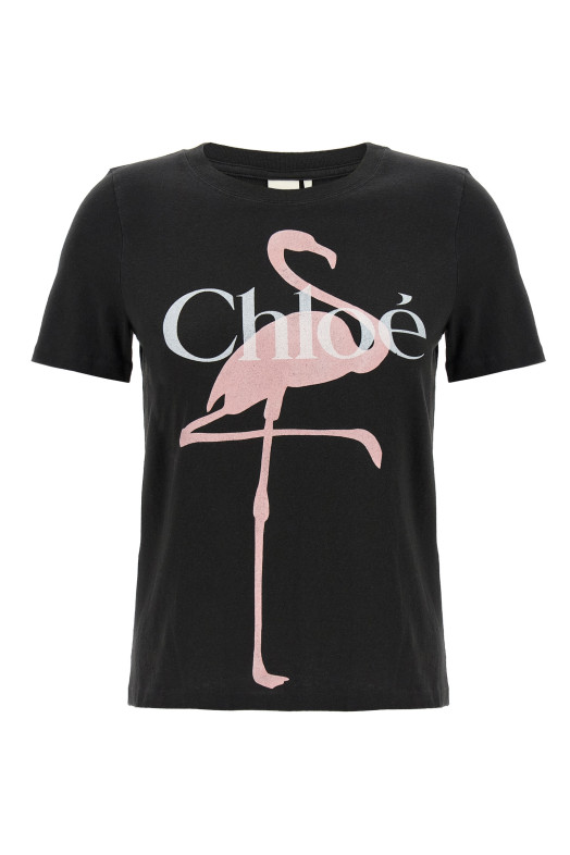 Printed T-shirt Black