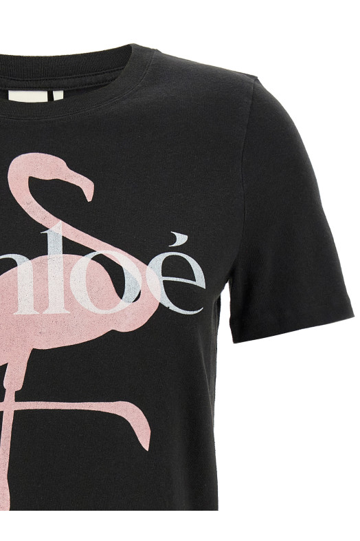 Printed T-shirt Black