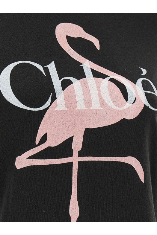 Printed T-shirt Black