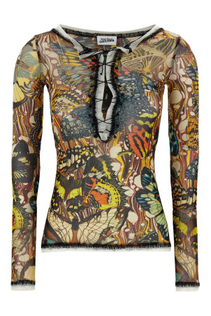 'Re-edition - The Yellow Butterfly' cardigan Multicolor
