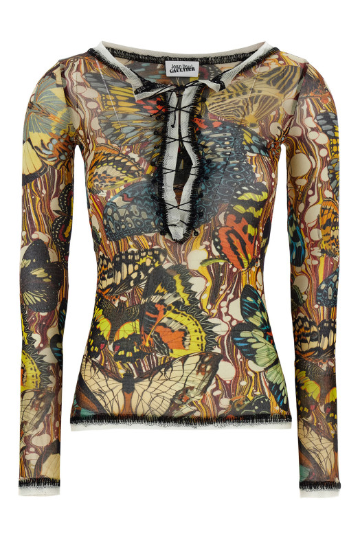 'Re-edition - The Yellow Butterfly' cardigan Multicolor