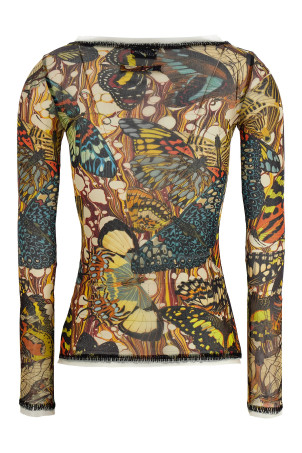 'Re-edition - The Yellow Butterfly' cardigan Multicolor