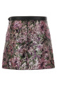 'Floral Sequin Mini' skirt Pink
