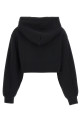 Кроп-топ с капюшоном и вышитым логотипом Черный DOLCE & GABBANA F9R32ZGDBZ0N0000