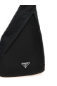 Re-nylon one-shoulder backpack Black