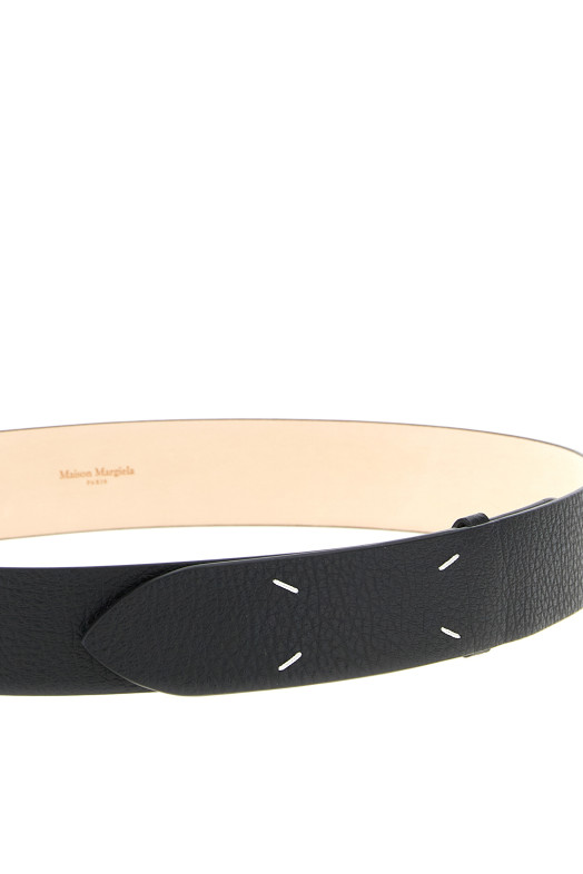 'Four Stitches' belt Black