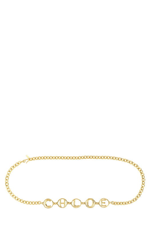 «Chloé Script» ювелирный пояс, золотой CH26SBJ01CB79DC