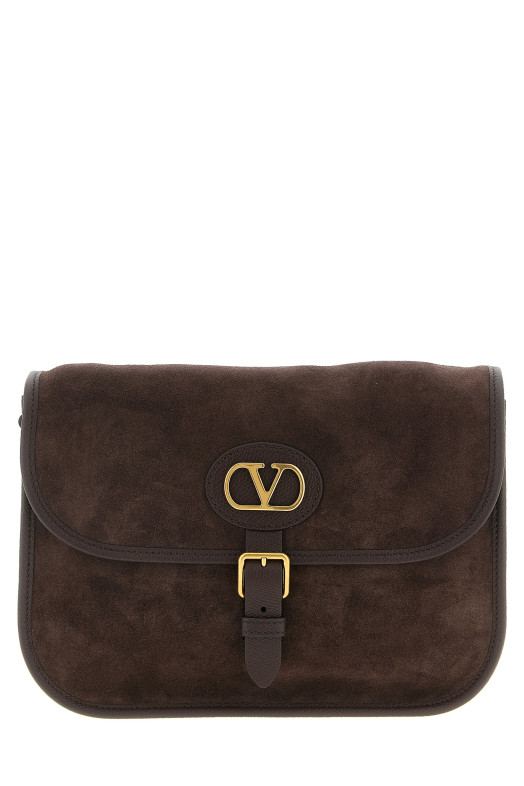 Valentino Garavani 'Antibes' Shoulder Bag Brown