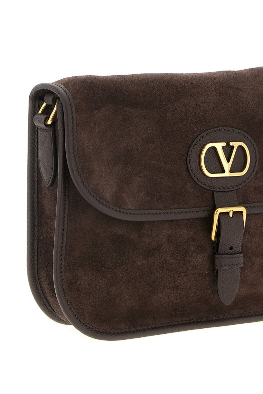 Valentino Garavani 'Antibes' Shoulder Bag Brown