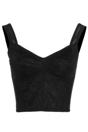 '90s’ bustier Black