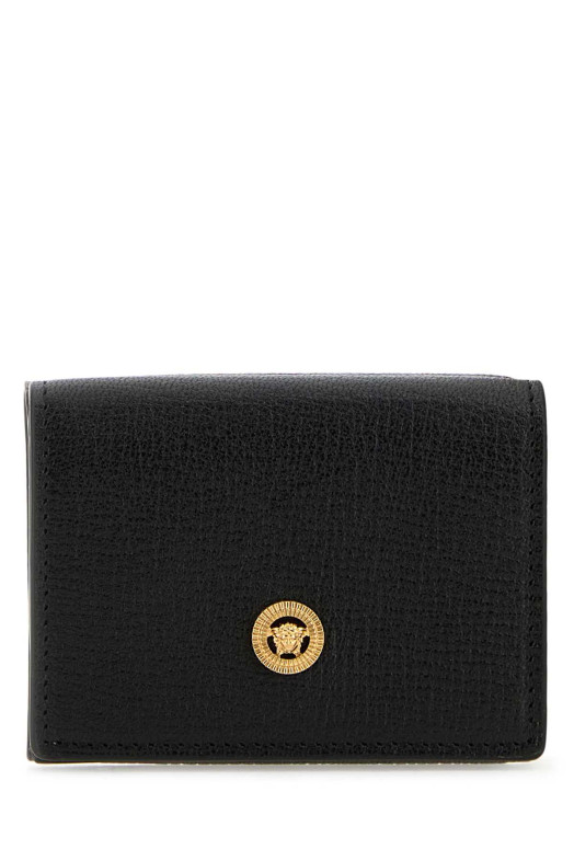 Black leather Medusa Biggie wallet VERSACE (10114561A10544)