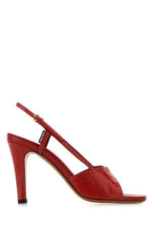 Red leather sandals MIU MIU (5X547EF0850XP)