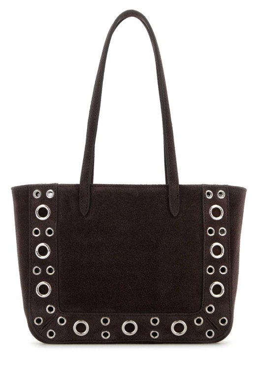 Brown suede NellcÃ´te shoulder bag VALENTINO GARAVANI (7W2B0R89YDT)